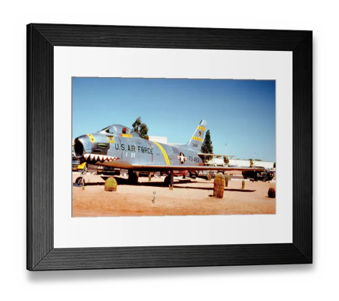 Framed Print : North American F-86H Sabre 53-1483