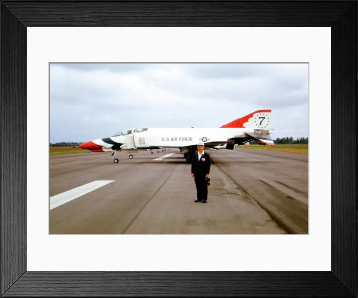 Framed Print : McDonnell Douglas F-4E Phantom II Thunderbird 7 Framed Print : McDonnell Douglas F-4E Phantom II Thunderbird 7