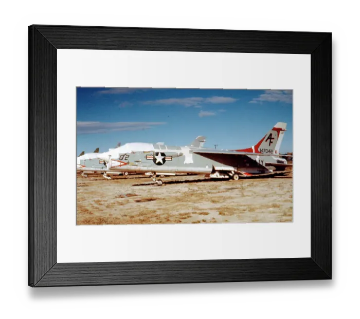 Framed Print : Vought F-8D Crusader 147042 Framed Print : Vought F-8D Crusader 147042