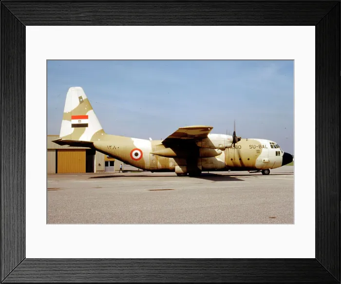 Framed Print : Lockheed C-130H Hercules 1280 - SU-BAL Framed Print : Lockheed C-130H Hercules 1280 - SU-BAL