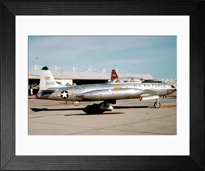 Framed Print : Lockheed T-33A Shooting Star 53-5262 Framed Print : Lockheed T-33A Shooting Star 53-5262
