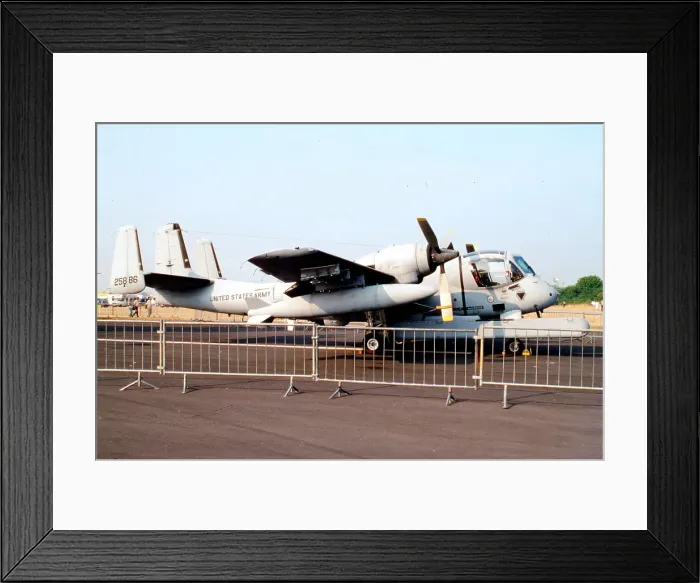 Framed Print : Grumman OV-1D Mohawk 62-5886 Framed Print : Grumman OV-1D Mohawk 62-5886