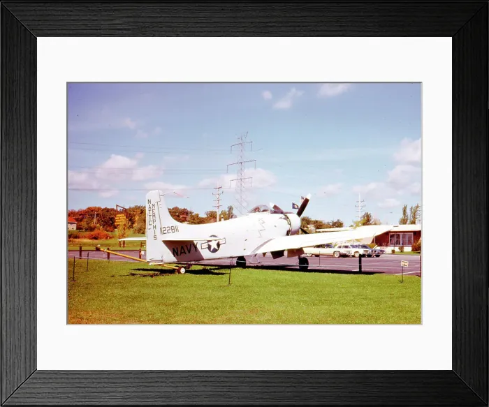Framed Print : Douglas A-1E Skyraider 122811 Framed Print : Douglas A-1E Skyraider 122811