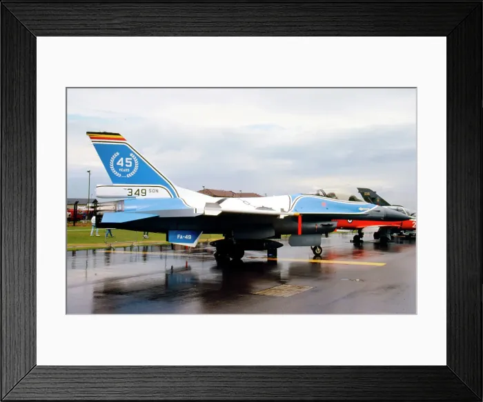 Framed Print : General Dynamics F-16A Fighting Falcon FA49 Framed Print : General Dynamics F-16A Fighting Falcon FA49