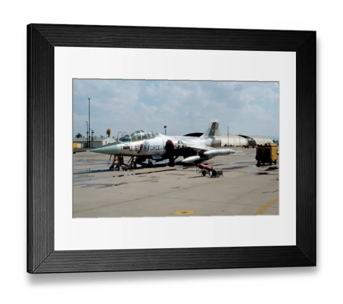 Framed Print : Lockheed TF-104G Starfighter 63-8452 Framed Print : Lockheed TF-104G Starfighter 63-8452