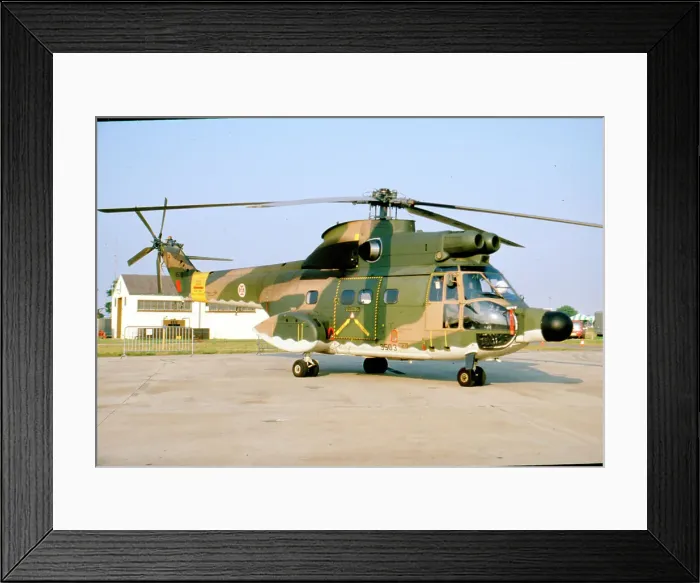 Framed Print : Aerospatiale SA. 330C 9503 Framed Print : Aerospatiale SA. 330C 9503