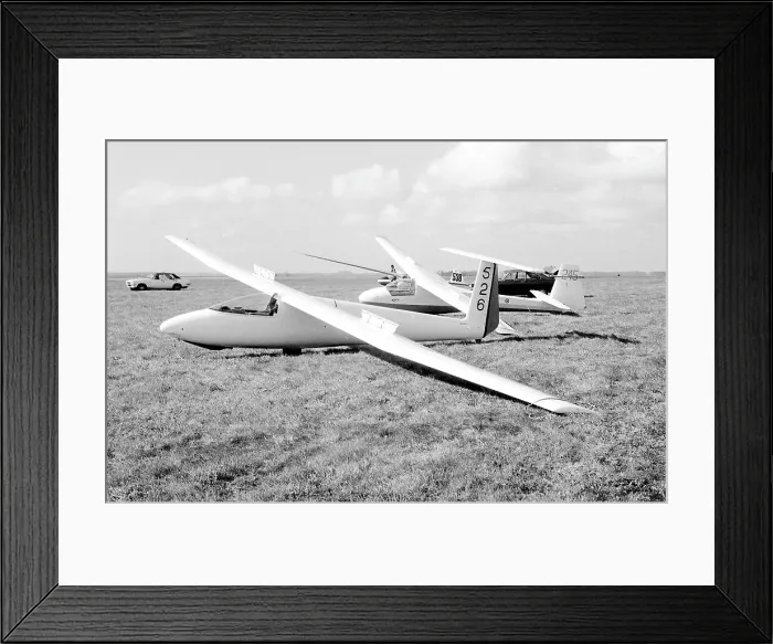 Framed Print : SZD-30 Pirat 526 and Schleicher Ka-8b 245 Framed Print : SZD-30 Pirat 526 and Schleicher Ka-8b 245