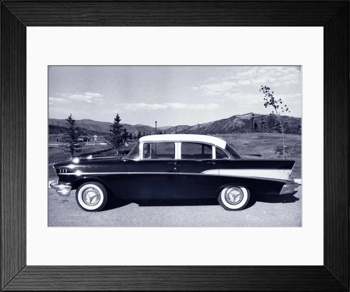 Framed Print : USA - Classic American car in Colorado Framed Print : USA - Classic American car in Colorado