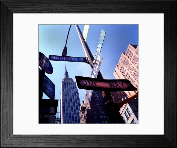 Framed Print : Street view Madison Aveenue New York Framed Print : Street view Madison Aveenue New York