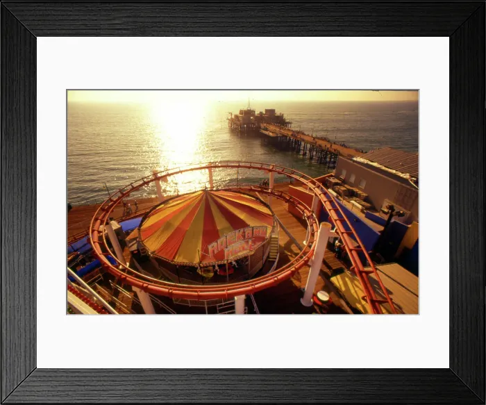 Framed Print : View of carousel on Sab Framed Print : View of carousel on Sab