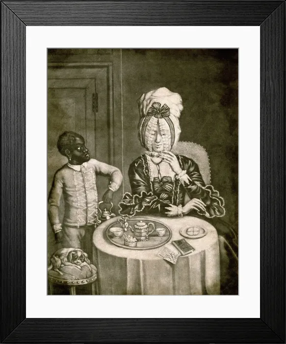 Framed Print : Lady Nightcap at Breakfast Framed Print : Lady Nightcap at Breakfast