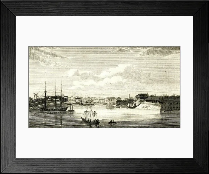 Framed Print : South View of Sydney, New South Wales, Australia Framed Print : South View of Sydney, New South Wales, Australia