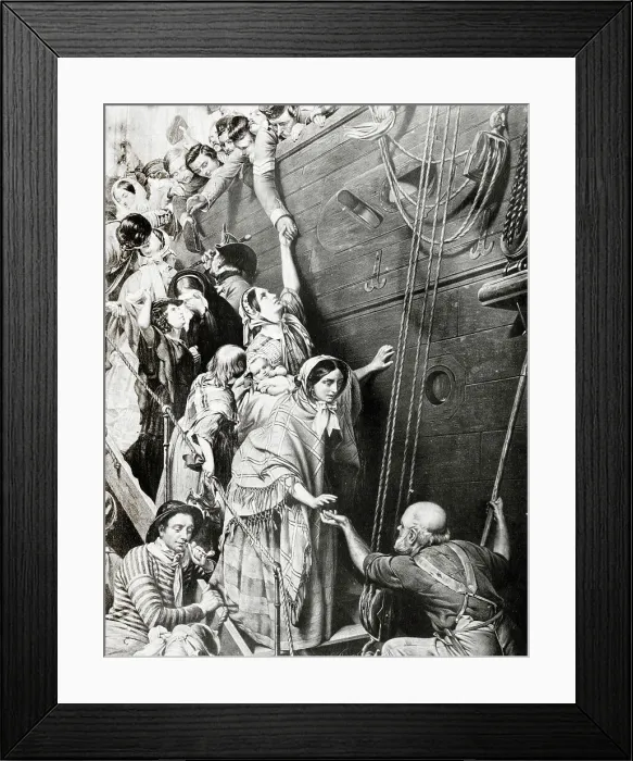 Framed Print : Eastward Ho! by Henry Nelson O'Neil Framed Print : Eastward Ho! by Henry Nelson O'Neil