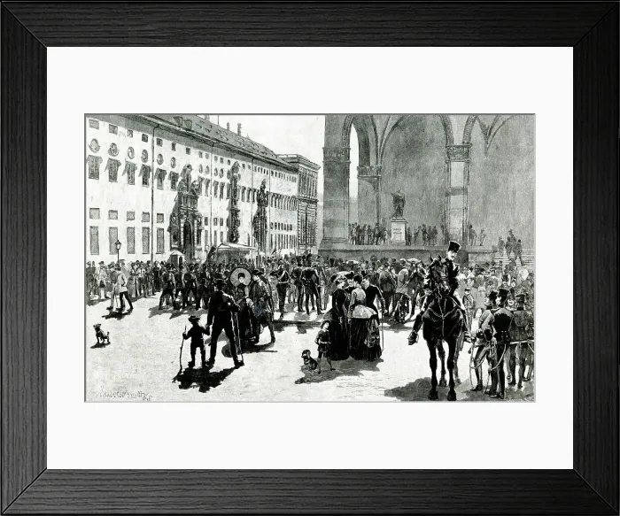 Framed Print : Residence and Field Marshals Hall, Munich, Germany Framed Print : Residence and Field Marshals Hall, Munich, Germany