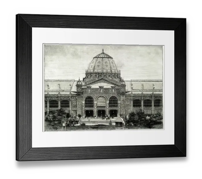 Framed Print : Palace of Fine Arts, Paris Exhibition of 1889 Framed Print : Palace of Fine Arts, Paris Exhibition of 1889