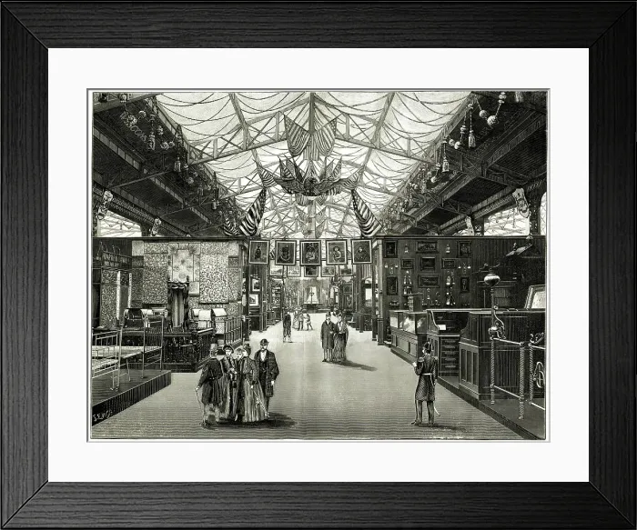 Framed Print : United States Section, Paris Exhibition of 1889 Framed Print : United States Section, Paris Exhibition of 1889