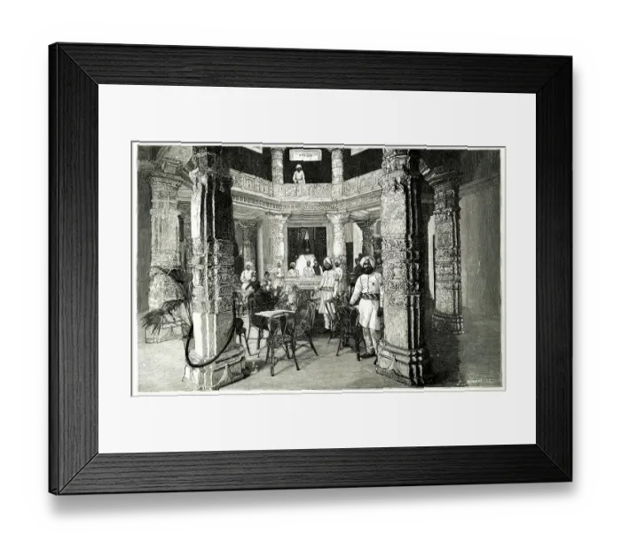 Framed Print : Interior of the Indian Palace, Paris Exhibition of 1889 Framed Print : Interior of the Indian Palace, Paris Exhibition of 1889