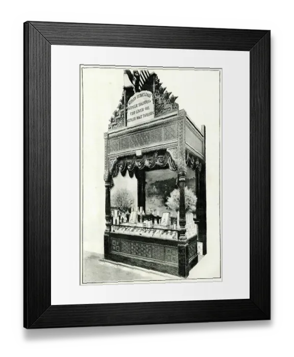 Framed Print : Burroughs, Wellcome, Chemists, Paris Exhibition of 1889 Framed Print : Burroughs, Wellcome, Chemists, Paris Exhibition of 1889