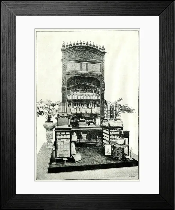 Framed Print : Burroughs, Wellcome & Co, Chemists, Paris Exhibition of 1889 Framed Print : Burroughs, Wellcome & Co, Chemists, Paris Exhibition of 1889
