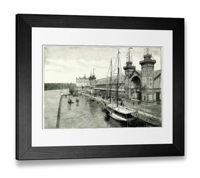 Framed Print : Marine and Life-Saving Apparatus, Paris Exhibition of 1889 Framed Print : Marine and Life-Saving Apparatus, Paris Exhibition of 1889