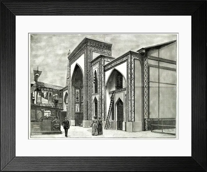 Framed Print : Pavilion of Persia, Paris Exhibition of 1889 Framed Print : Pavilion of Persia, Paris Exhibition of 1889