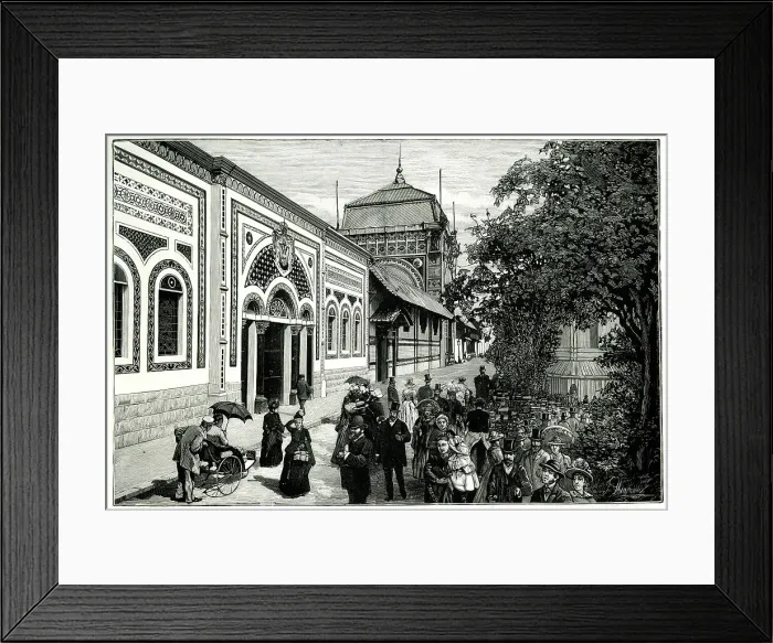 Framed Print : Pavilion of Serbia, Paris Exhibition of 1889 Framed Print : Pavilion of Serbia, Paris Exhibition of 1889