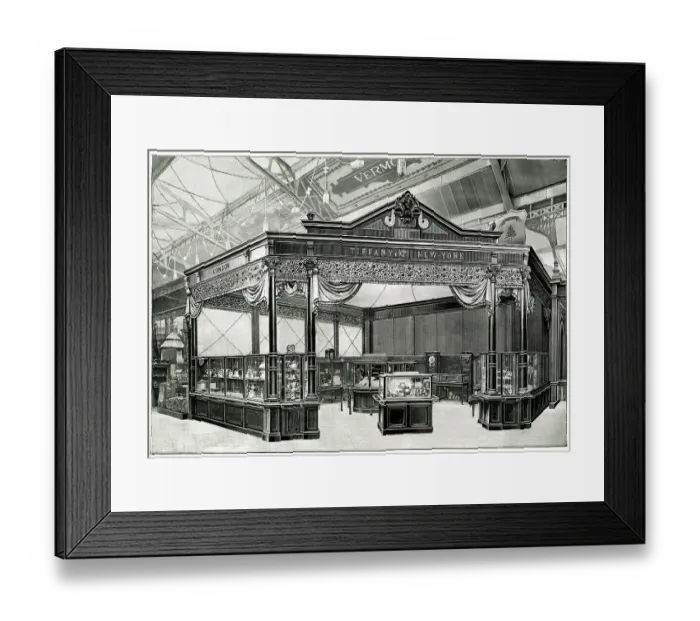 Framed Print : Tiffany & Co, New York, Paris Exhibition of 1889 Framed Print : Tiffany & Co, New York, Paris Exhibition of 1889
