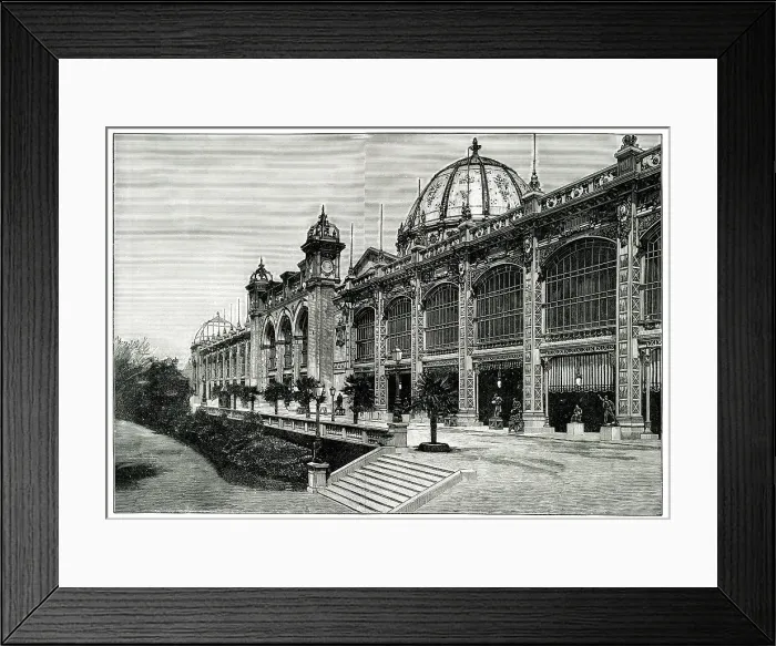 Framed Print : Palace of Fine Arts, Paris Exhibition of 1889 Framed Print : Palace of Fine Arts, Paris Exhibition of 1889