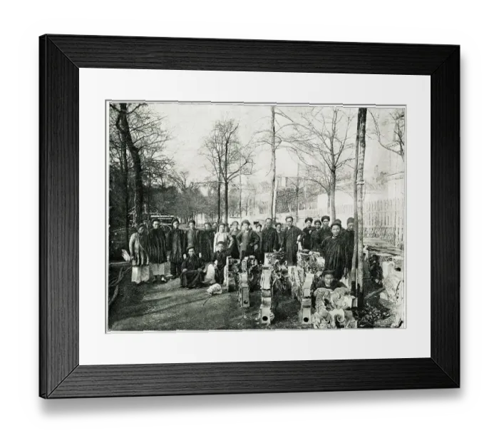 Framed Print : Annamites of Vietnam, Paris Exhibition of 1889 Framed Print : Annamites of Vietnam, Paris Exhibition of 1889