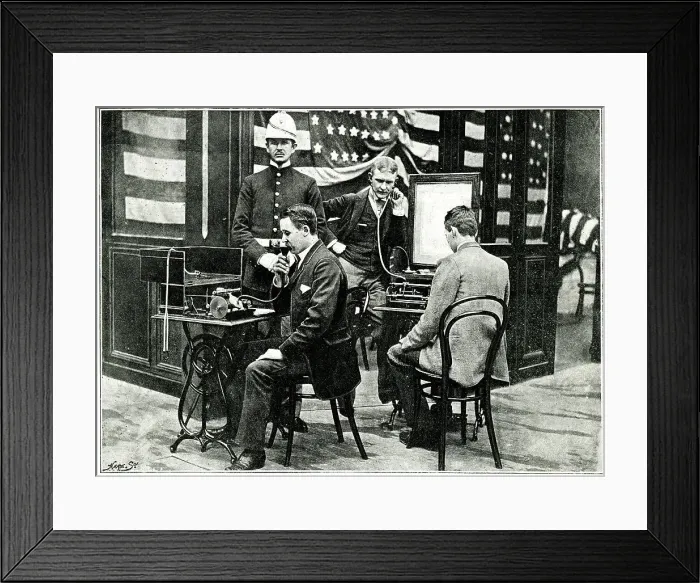 Framed Print : Gramophone, United States, Paris Exhibition of 1889 Framed Print : Gramophone, United States, Paris Exhibition of 1889