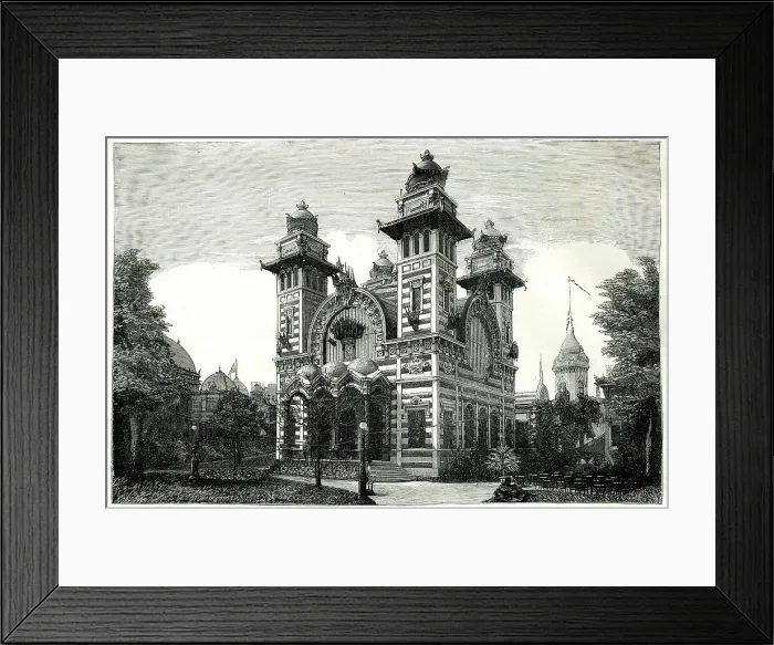 Framed Print : Pavilion of Bolivia, Paris Exhibition of 1889 Framed Print : Pavilion of Bolivia, Paris Exhibition of 1889