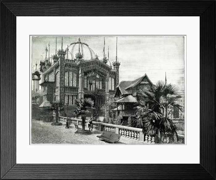 Framed Print : Pavilion of Chile, Paris Exhibition of 1889 Framed Print : Pavilion of Chile, Paris Exhibition of 1889