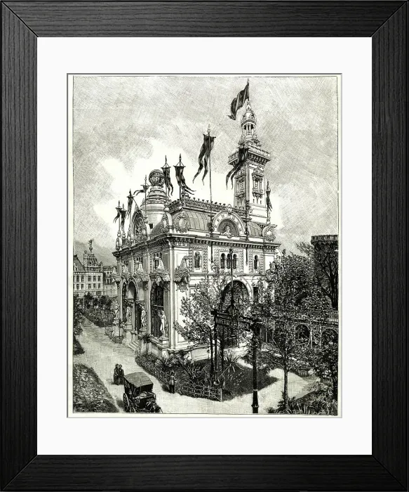 Framed Print : Pavilion of Brazil, Paris Exhibition of 1889 Framed Print : Pavilion of Brazil, Paris Exhibition of 1889