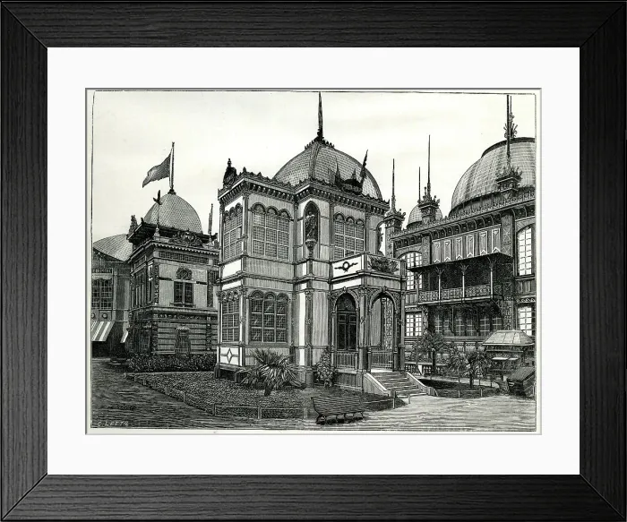 Framed Print : Pavilion of Costa Rica, Paris Exhibition of 1889 Framed Print : Pavilion of Costa Rica, Paris Exhibition of 1889