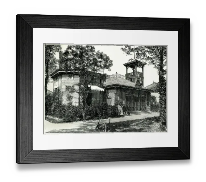 Framed Print : Pavilion of Paraguay, Paris Exhibition of 1889 Framed Print : Pavilion of Paraguay, Paris Exhibition of 1889
