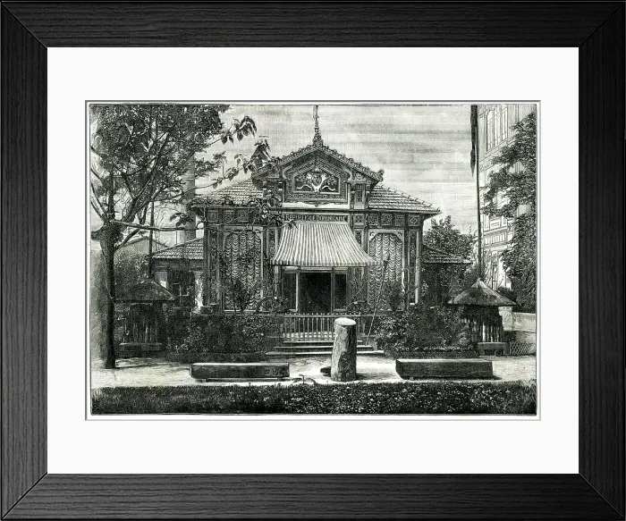 Framed Print : Pavilion of the Dominican Republic, Paris Exhibition of 1889 Framed Print : Pavilion of the Dominican Republic, Paris Exhibition of 1889