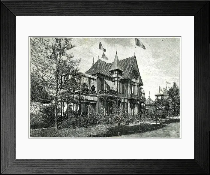 Framed Print : Pavilion of Guatemala, Paris Exhibition of 1889 Framed Print : Pavilion of Guatemala, Paris Exhibition of 1889