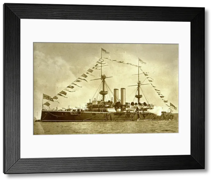 Framed Print : Royal Sovereign-class British battleship Framed Print : Royal Sovereign-class British battleship