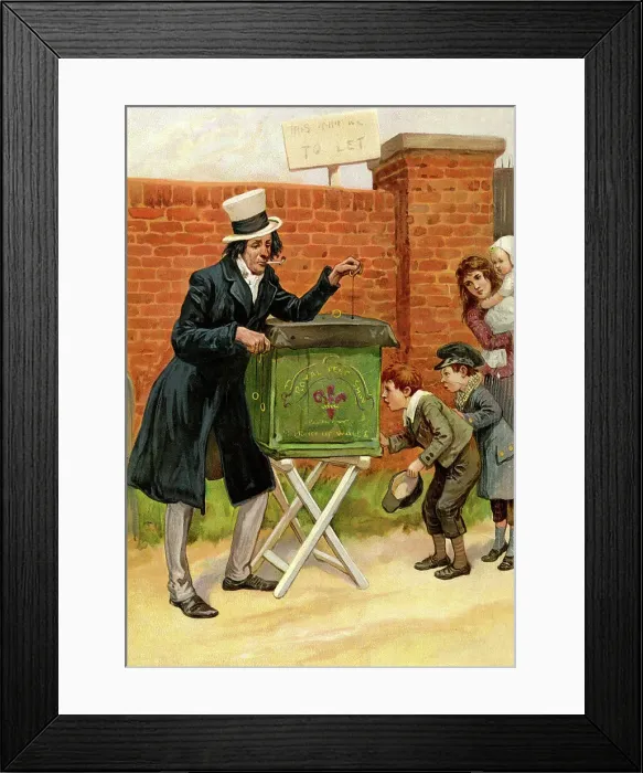 Framed Print : The Children's Peep Show Framed Print : The Children's Peep Show