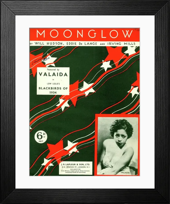 Framed Print : Music cover, Moonglow, Valaida Framed Print : Music cover, Moonglow, Valaida