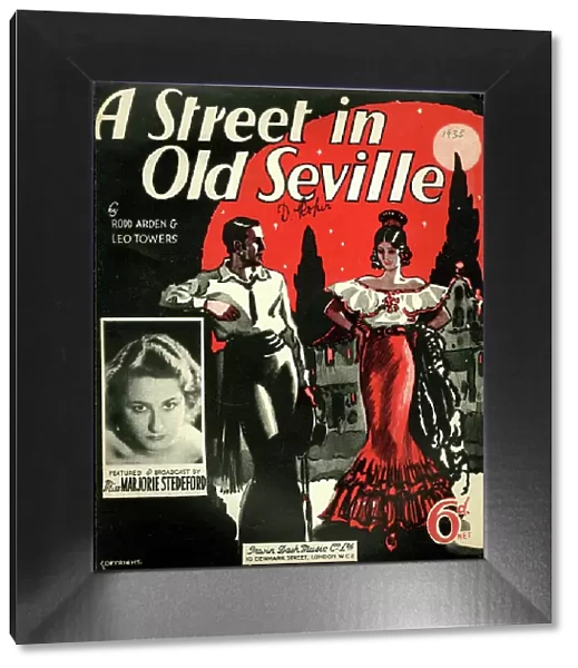 Music cover, A Street in Old Seville, Marjorie Stedeford