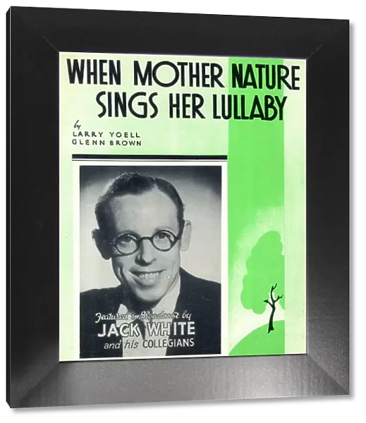 Music cover, When Mother Nature Sings Her Lullaby