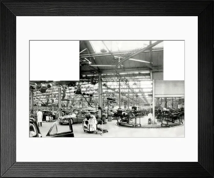 Framed Print : Jaguar factory, motor car assembly line, Coventry Framed Print : Jaguar factory, motor car assembly line, Coventry