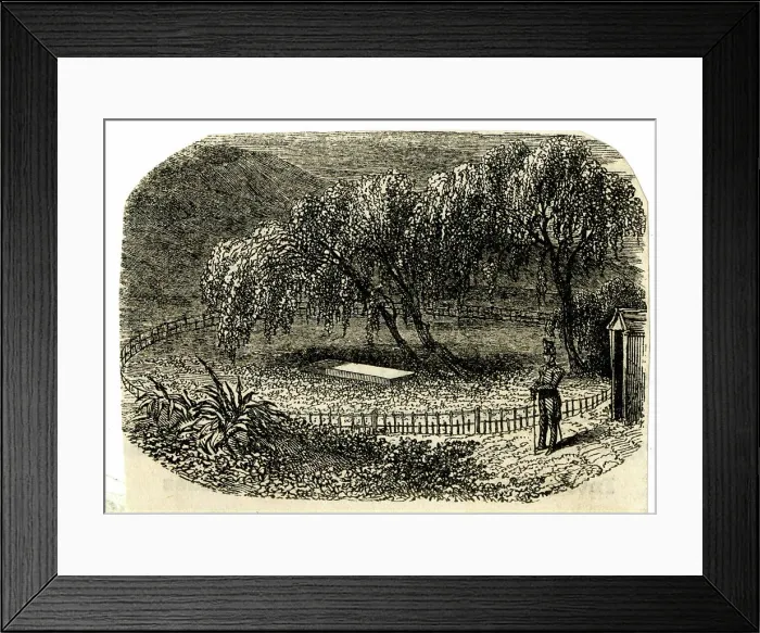 Framed Print : Napoleon's tomb at St Helena Framed Print : Napoleon's tomb at St Helena