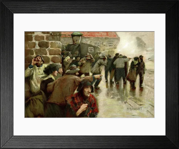 Framed Print : Shipwreck, Driving to Her Doom Framed Print : Shipwreck, Driving to Her Doom