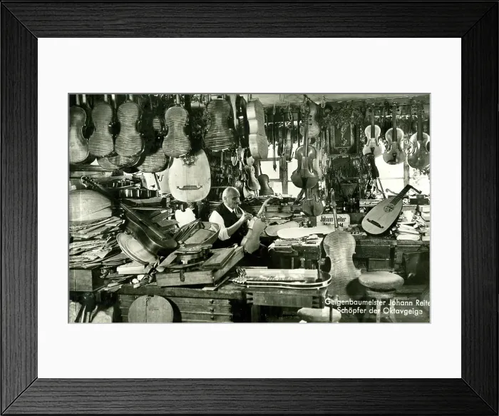 Framed Print : Violin and stringed musical instrument maker's workshop Framed Print : Violin and stringed musical instrument maker's workshop