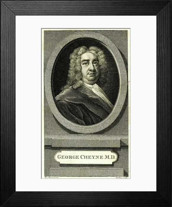 Framed Print : George Cheyne MD, pioneering physician Framed Print : George Cheyne MD, pioneering physician