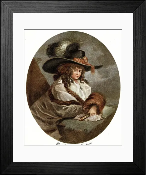 Framed Print : Constantia, after a painting by George Morland Framed Print : Constantia, after a painting by George Morland