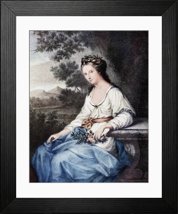 Framed Print : Anne Seymour Damer, English sculptor Framed Print : Anne Seymour Damer, English sculptor