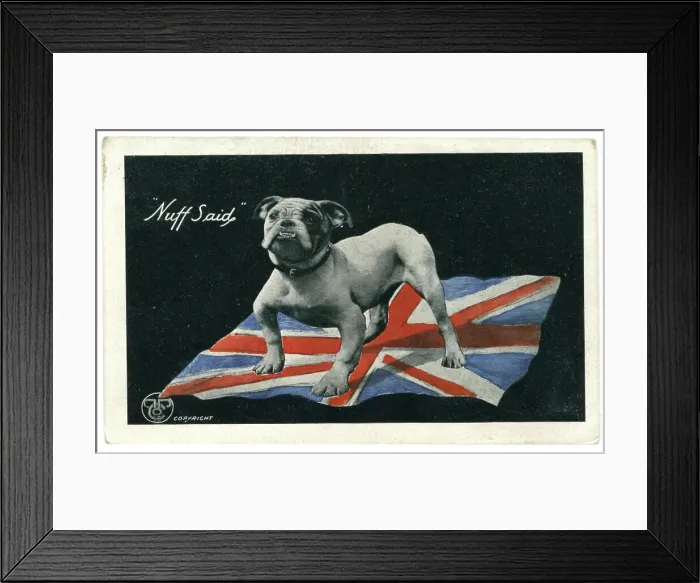 Framed Print : British propaganda postcard 10 July 1916 Framed Print : British propaganda postcard 10 July 1916